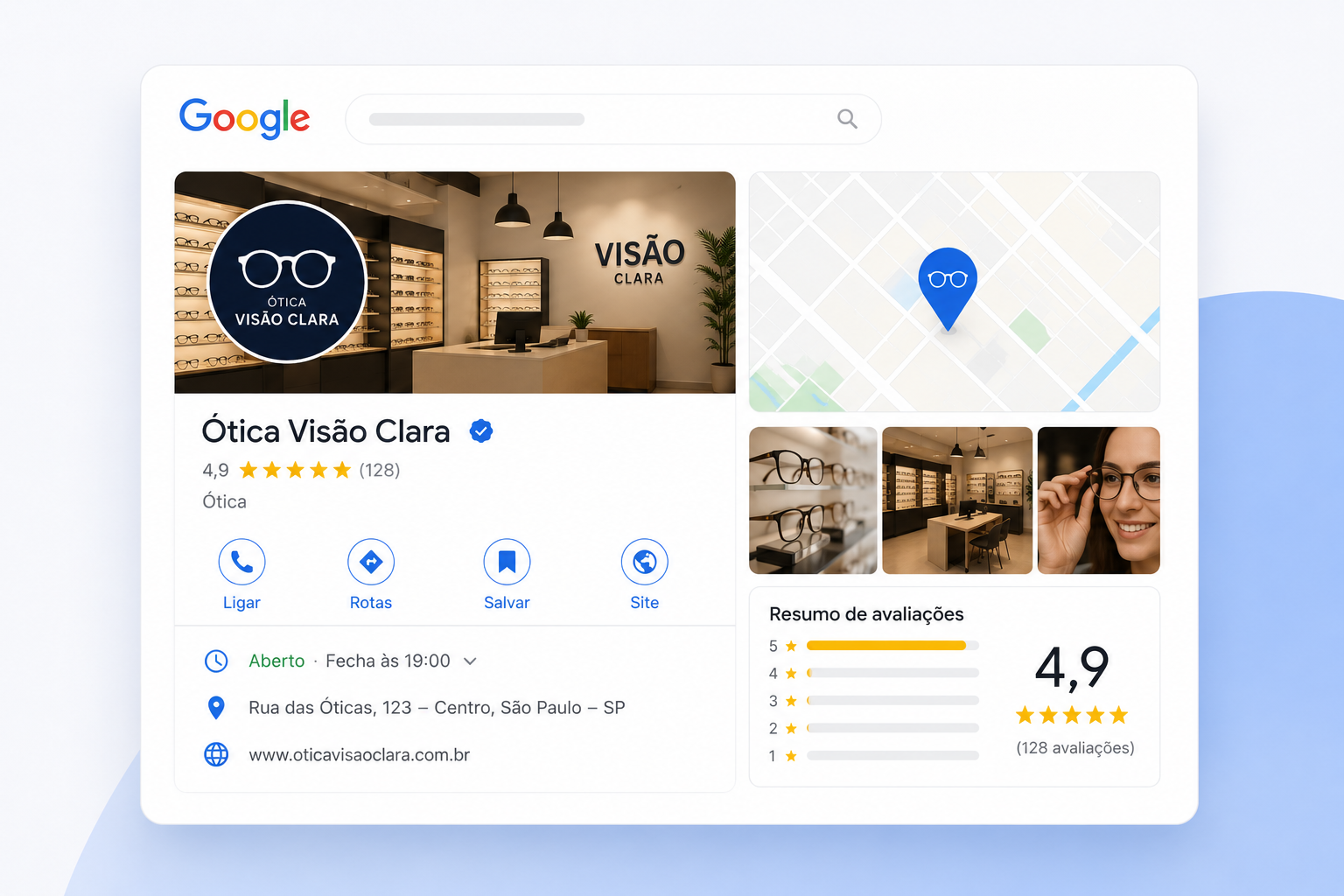Perfil da Empresa no Google